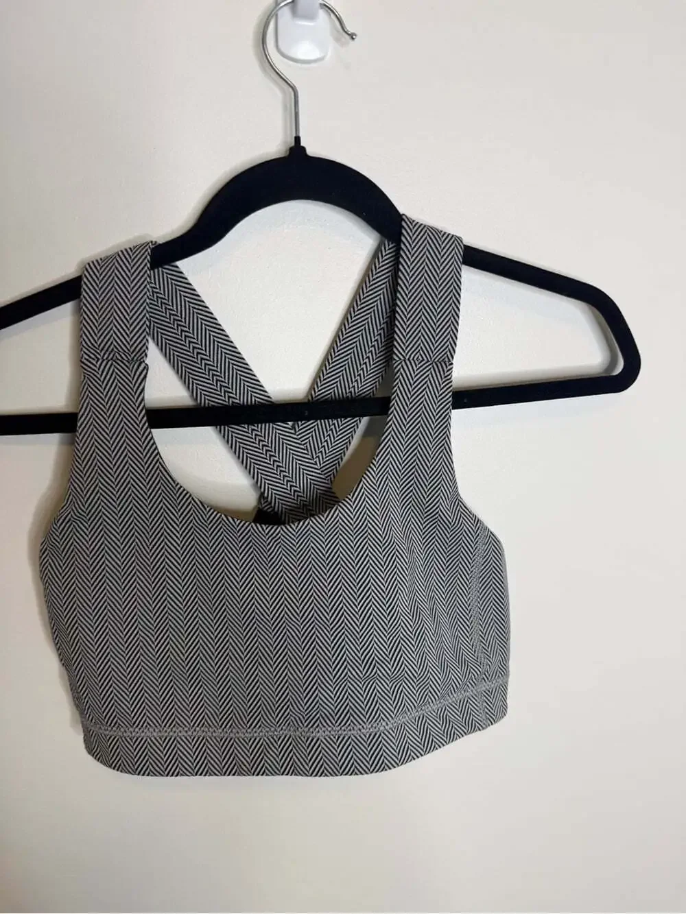 Lululemon All Sport Bra white black